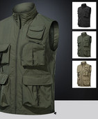 Vyriška liemenė su kišene ir užtrauktuku