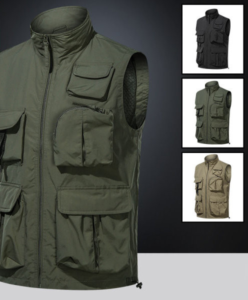 Vyriška liemenė su kišene ir užtrauktuku