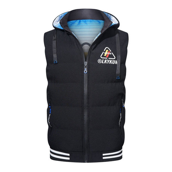 Férfi kapucnis mellény nyakkendővel