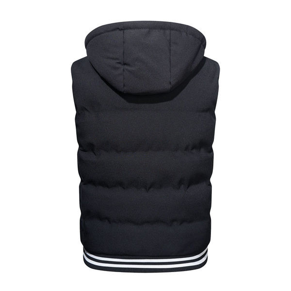 Férfi kapucnis mellény nyakkendővel