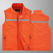 Kelių spalvų vyriška šviesą atspindinti liemenė