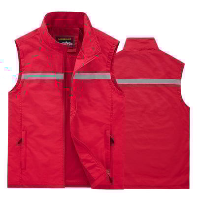 Kelių spalvų vyriška šviesą atspindinti liemenė