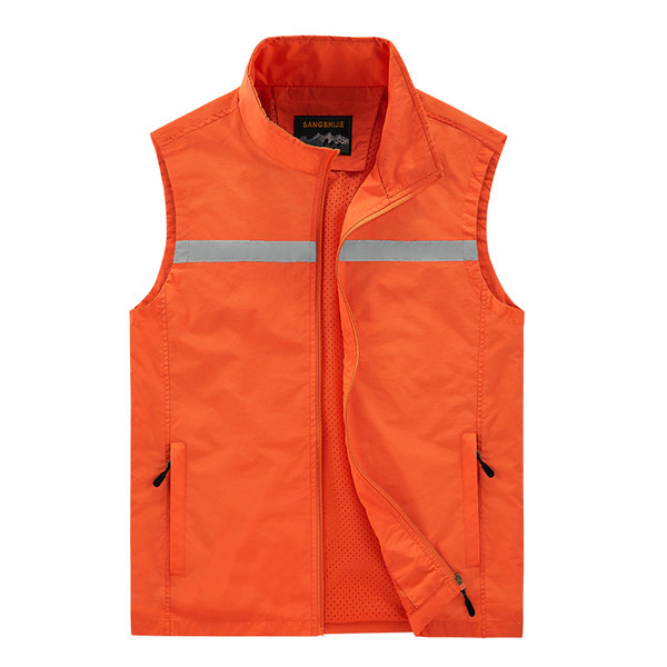 Kelių spalvų vyriška šviesą atspindinti liemenė