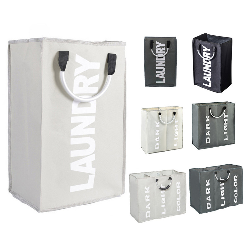 Водоустойчив кош за пране Кош за мръсни дрехи Сгъваем кош за съхранение Кош за вещи с дръжки