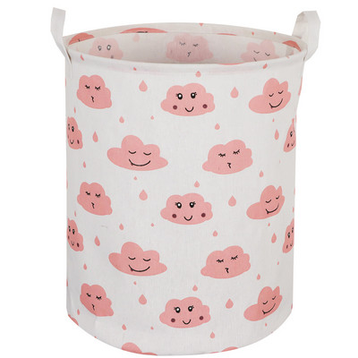 Piszkos szennyes kosár Összehajtható nagy kapacitású ruhatároló vödör Gyerekjáték kosár Otthoni Vízálló szervező fogantyúkkal