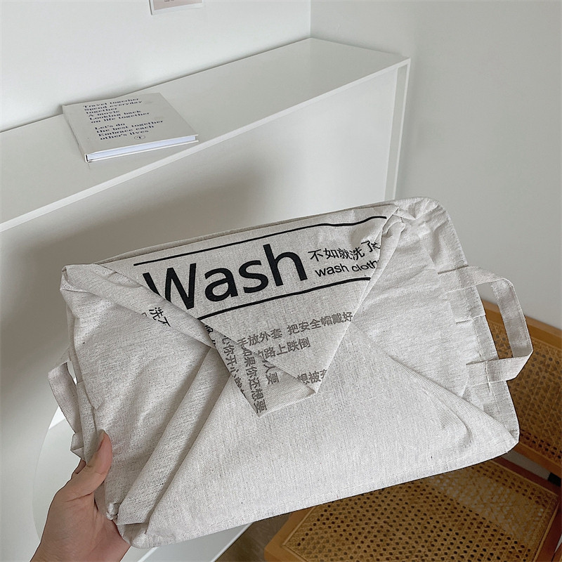 Coș de rufe murdar simplu, găleată pătrată pliabilă de depozitare, îmbrăcăminte de uz casnic, organizator de jucării pentru copii, coș de rufe cu mânere