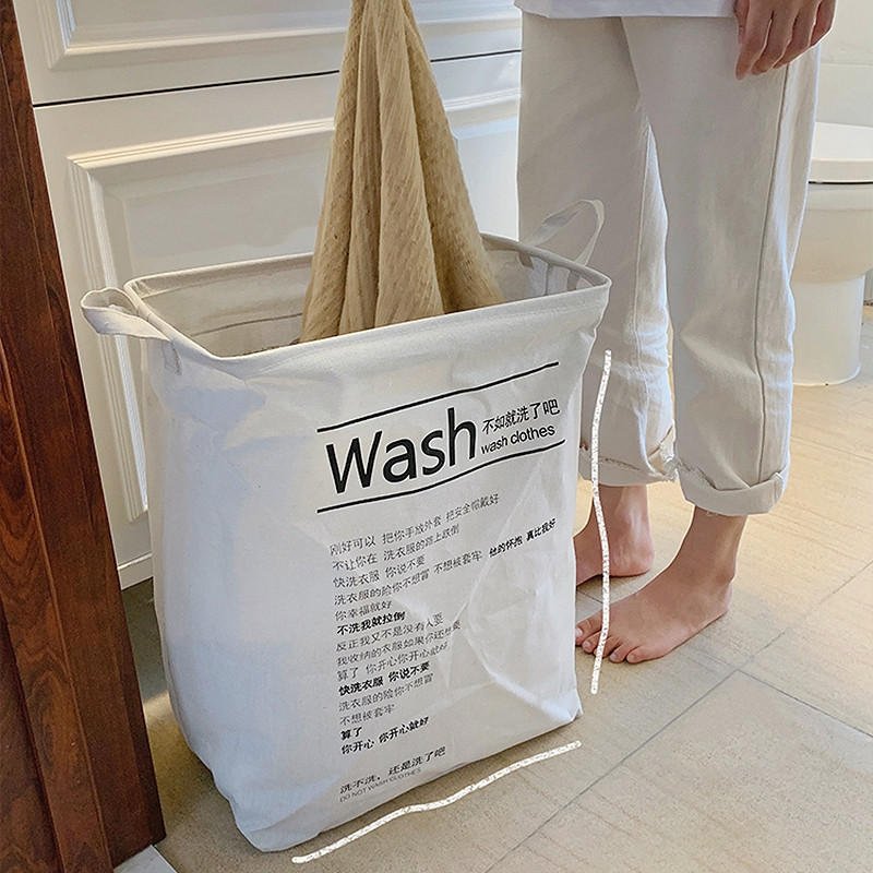 Coș de rufe murdar simplu, găleată pătrată pliabilă de depozitare, îmbrăcăminte de uz casnic, organizator de jucării pentru copii, coș de rufe cu mânere