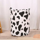 Nešvarių skalbinių krepšelis Medvilninis lininis sulankstomas apvalus vandeniui atsparus organizatorius kibiras Drabužiai Žaislai Didelės talpos Namų laikymo krepšelis