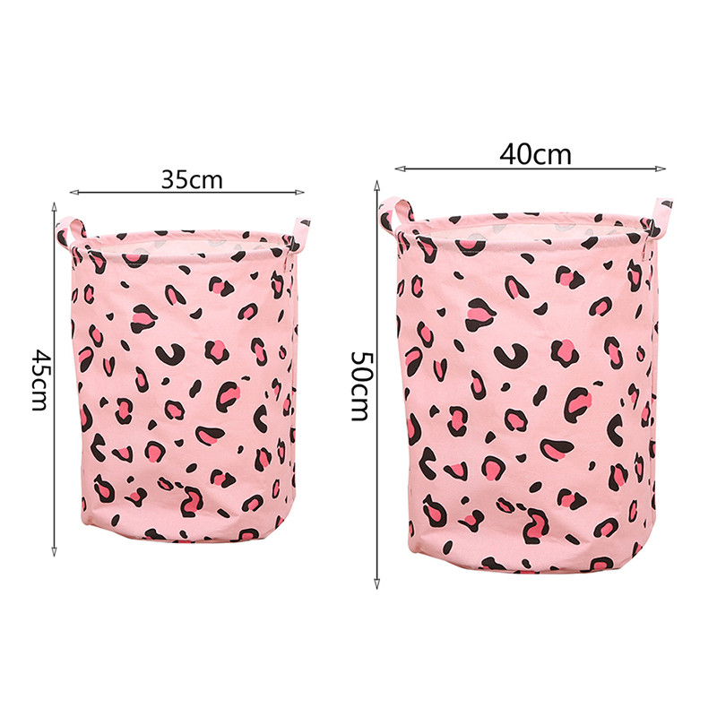 Nešvarių skalbinių krepšelis Medvilninis lininis sulankstomas apvalus vandeniui atsparus organizatorius kibiras Drabužiai Žaislai Didelės talpos Namų laikymo krepšelis