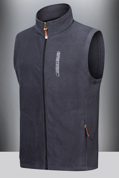 Pavasario ir rudens plonos lauko laisvalaikio aksominės liemenės vyriškos striukės laisva liemenė sportinė arklio spaustuku purtomas paltas