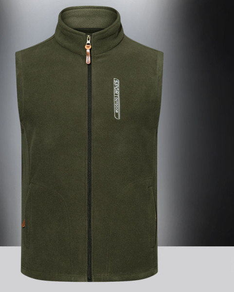 Pavasario ir rudens plonos lauko laisvalaikio aksominės liemenės vyriškos striukės laisva liemenė sportinė arklio spaustuku purtomas paltas