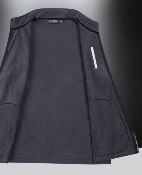 Pavasario ir rudens plonos lauko laisvalaikio aksominės liemenės vyriškos striukės laisva liemenė sportinė arklio spaustuku purtomas paltas