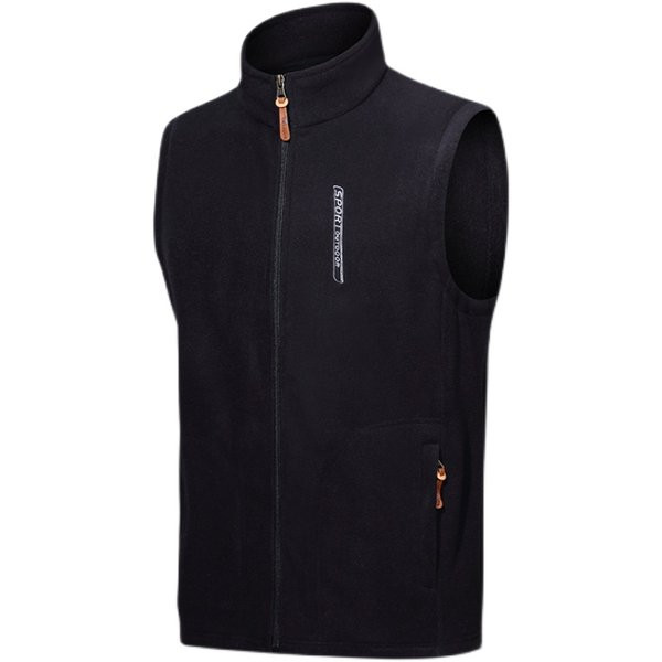 Pavasario ir rudens plonos lauko laisvalaikio aksominės liemenės vyriškos striukės laisva liemenė sportinė arklio spaustuku purtomas paltas