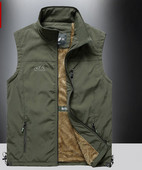 Ανδρικό γιλέκο με πουπουλένια φόδρα και τσέπη