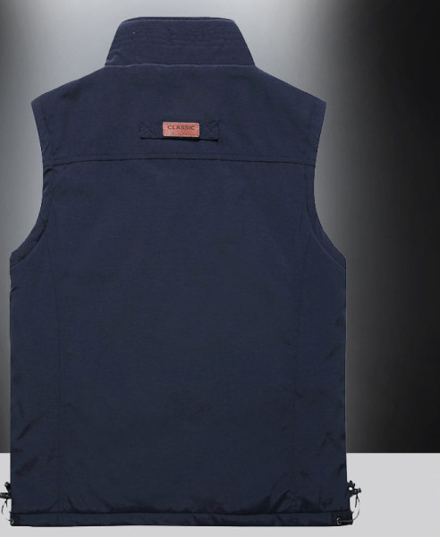 Ανδρικό γιλέκο με πουπουλένια φόδρα και τσέπη