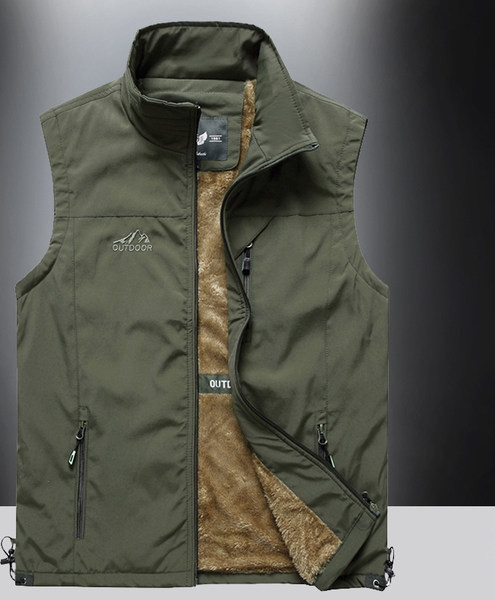 Ανδρικό γιλέκο με πουπουλένια φόδρα και τσέπη