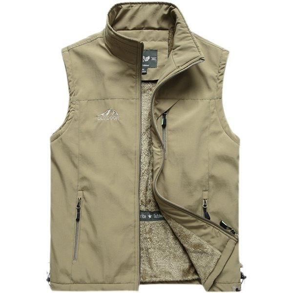 Ανδρικό γιλέκο με πουπουλένια φόδρα και τσέπη