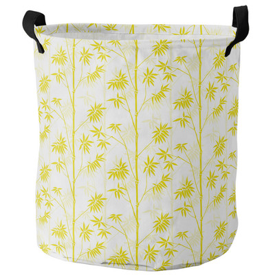 Bambuko Retro Shabby Plant Purvinų skalbinių krepšelis Sulankstomas vandeniui atsparus namų organizatorius krepšelis Drabužių vaikų žaislų laikymo krepšelis