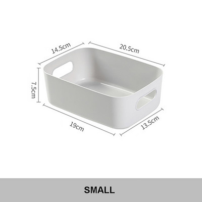 Organizatori de birou Articole diverse de uz casnic Cutie de depozitare din plastic, birou, birou, dormitor, finisaj, cosmetice, coș de depozitare pentru bucătărie