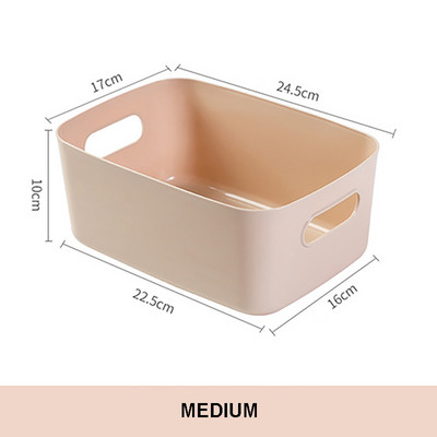 Organizatori de birou Articole diverse de uz casnic Cutie de depozitare din plastic, birou, birou, dormitor, finisaj, cosmetice, coș de depozitare pentru bucătărie