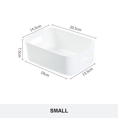 Organizatori de birou Articole diverse de uz casnic Cutie de depozitare din plastic, birou, birou, dormitor, finisaj, cosmetice, coș de depozitare pentru bucătărie