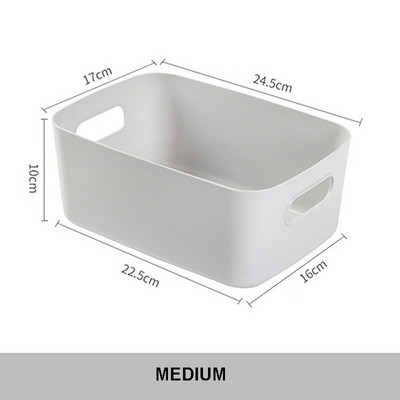 Organizatori de birou Articole diverse de uz casnic Cutie de depozitare din plastic, birou, birou, dormitor, finisaj, cosmetice, coș de depozitare pentru bucătărie