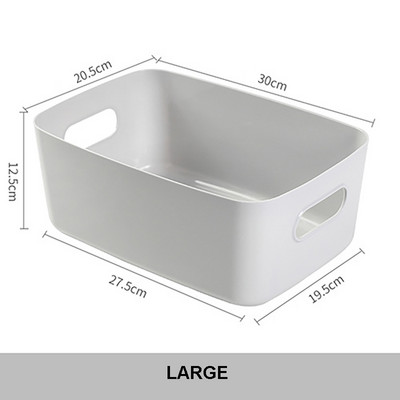 Organizatori de birou Articole diverse de uz casnic Cutie de depozitare din plastic, birou, birou, dormitor, finisaj, cosmetice, coș de depozitare pentru bucătărie