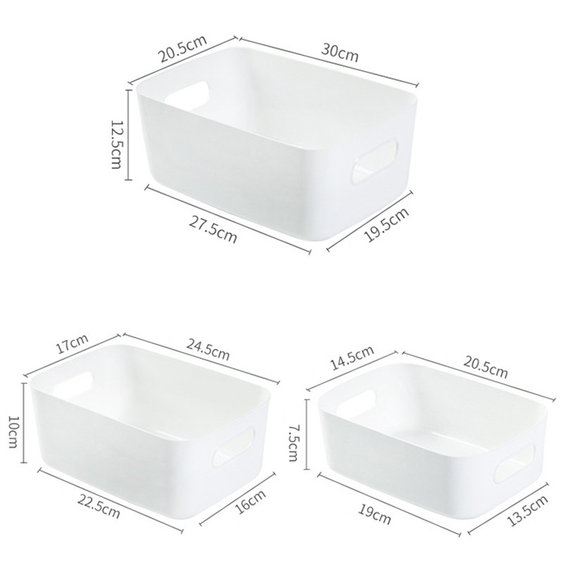 Organizatori de birou Articole diverse de uz casnic Cutie de depozitare din plastic, birou, birou, dormitor, finisaj, cosmetice, coș de depozitare pentru bucătărie