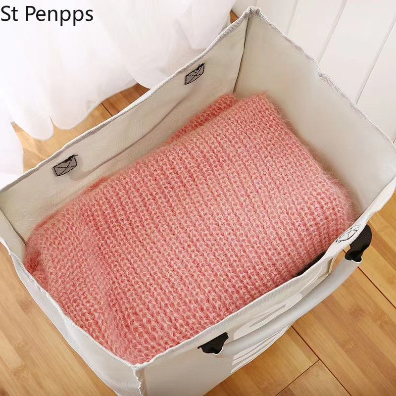 Oxford ruhás szennyes kosár Hordozható összecsukható tárolótáska Egyszerű különféle válogatótáska Háztartási ruhatároló termékek