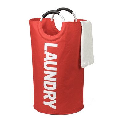 82L didelis skalbinių krepšelio laikiklis, sulankstomas Oksfordo audinio skalbinių gaubtas su aliuminio rankena Nešvarių drabužių krepšelio namų tvarkytuvė