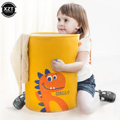 Rajzfilm dinoszaurusz piszkos ruhák tároló mosodai kosarak vastag bélés Összehajtható otthoni mosodai akadály gyerekeknek Játékok Ruhakosarak