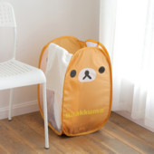 1vnt Animacinis sulankstomas skalbinių krepšelis Didelės talpos organizatoriaus krepšelis nešvariems buitiniams drabužiams Nailono tinklinis krepšys žaislams laikyti