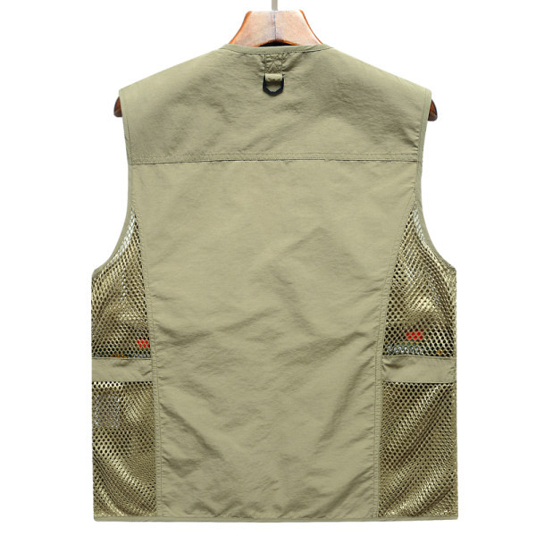 Naujo modelio vyriška tinklinė liemenė su kišene ir užtrauktuku