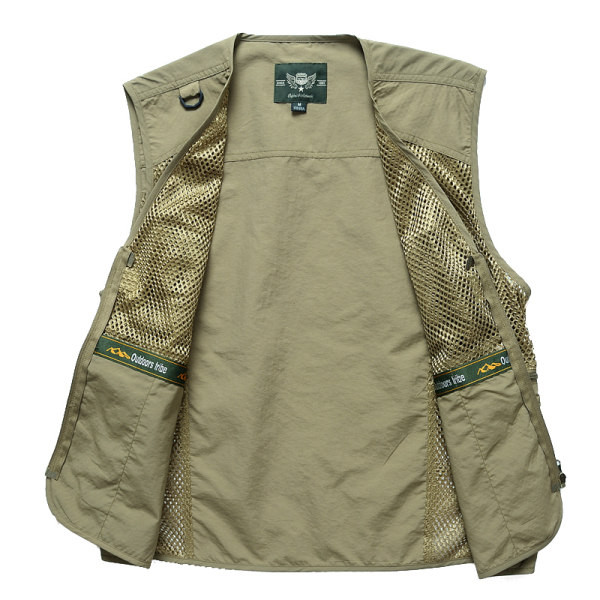 Naujo modelio vyriška tinklinė liemenė su kišene ir užtrauktuku