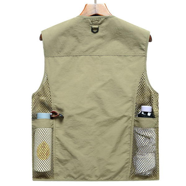 Naujo modelio vyriška tinklinė liemenė su kišene ir užtrauktuku