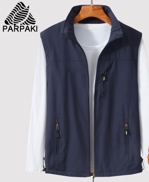 Masszív alkalmi cipzáras mellény