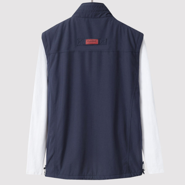 Masszív alkalmi cipzáras mellény