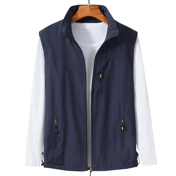 Masszív alkalmi cipzáras mellény