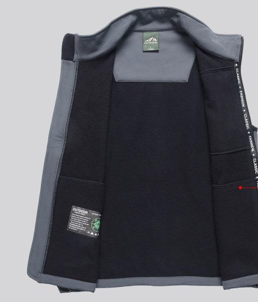 Vestă bărbătească cu buzunare - trei culori