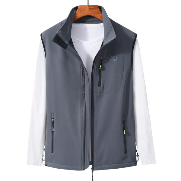 Vestă bărbătească cu buzunare - trei culori