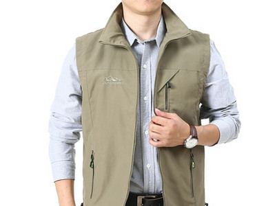 Vesta casual pentru barbati cu captuseala si buzunar