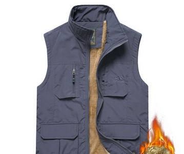 Alkalmi férfi mellény magas gallérral - többféle színben