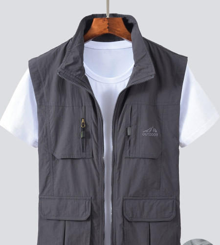 Alkalmi férfi mellény magas gallérral - többféle színben