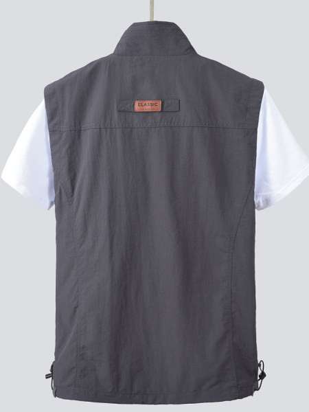 Alkalmi férfi mellény magas gallérral - többféle színben