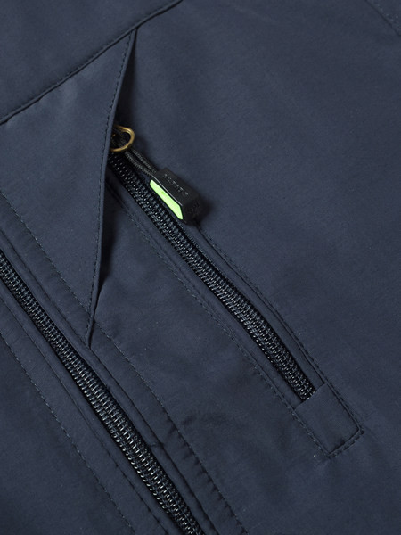 Férfi cipzáras galléros mellény