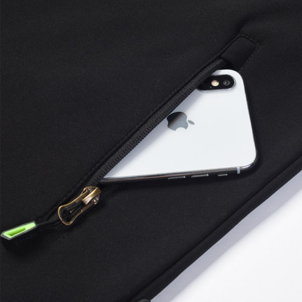 Muški jesenski prsluk s kragnom i patentnim zatvaračem