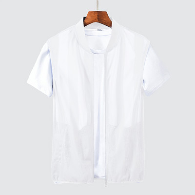 Vesta casual pentru barbati cu plasa si buzunar