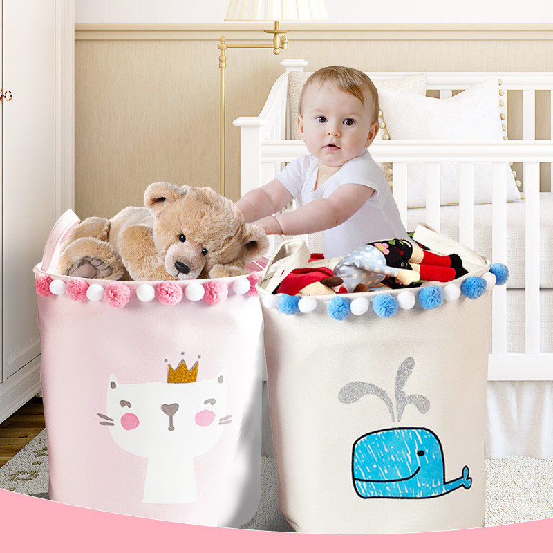 NAUJAS kūdikių skalbinių krepšelis Mielas dinozauras, sulankstomas žaislų laikymo kibiras, piknikas nešvarių drabužių krepšelis, drobė organizatorius animacinis gyvūnas
