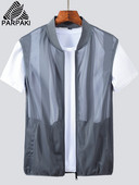 Įprasta vyriška liemenė su užtrauktuku – puikiai tinka vasarai