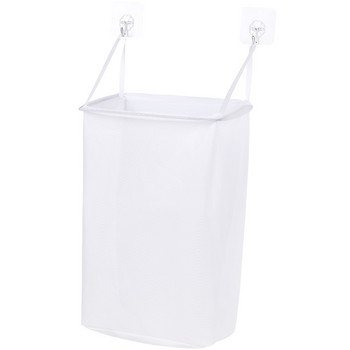 Висяща мрежеста чанта със стикер Монтиран на стена кош за пране Кош за съхранение на мръсни дрехи Органайзер за баня Мрежеста чанта Кош за пране